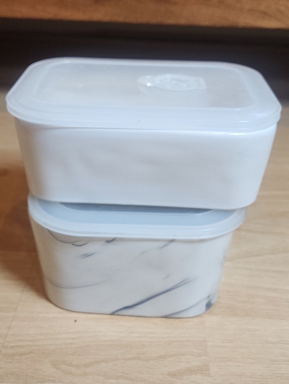 Rae Dunn Ceramic Food Storage Containers Vent Lid "Lunch" & "Delish" - Picture 15 of 16